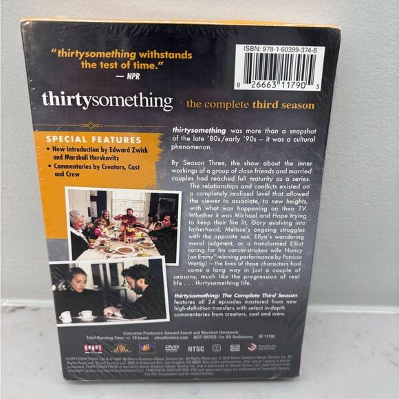 Thirtysomething Complete Third Season DVD Sealed - Picture 2 of 6